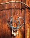 💖Handmade Lucky Love Wind Chime with Steel Nails