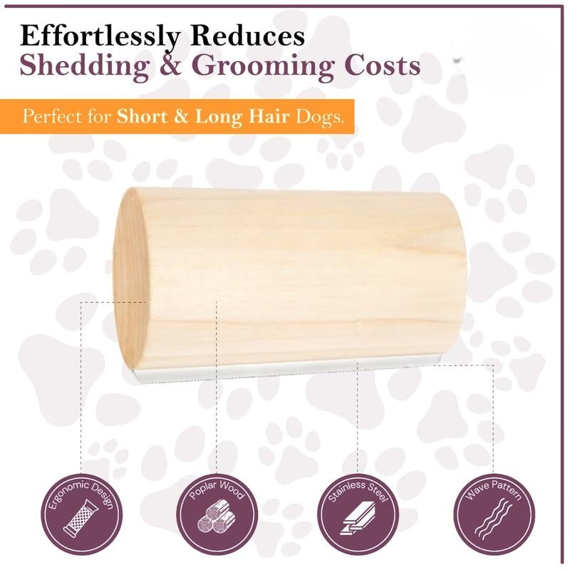 Cat Dog House Brush Comb for Shedding & Grooming, Deshedding Tool for Short & Long Haired