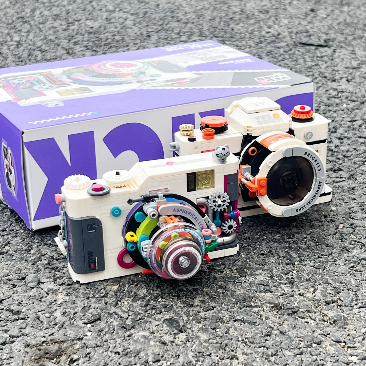 Retro Mechanical Camera Building Block Toy