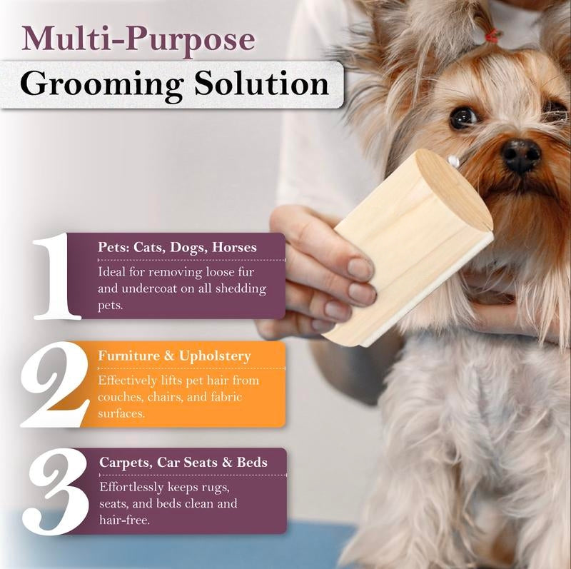 Cat Dog House Brush Comb for Shedding & Grooming, Deshedding Tool for Short & Long Haired