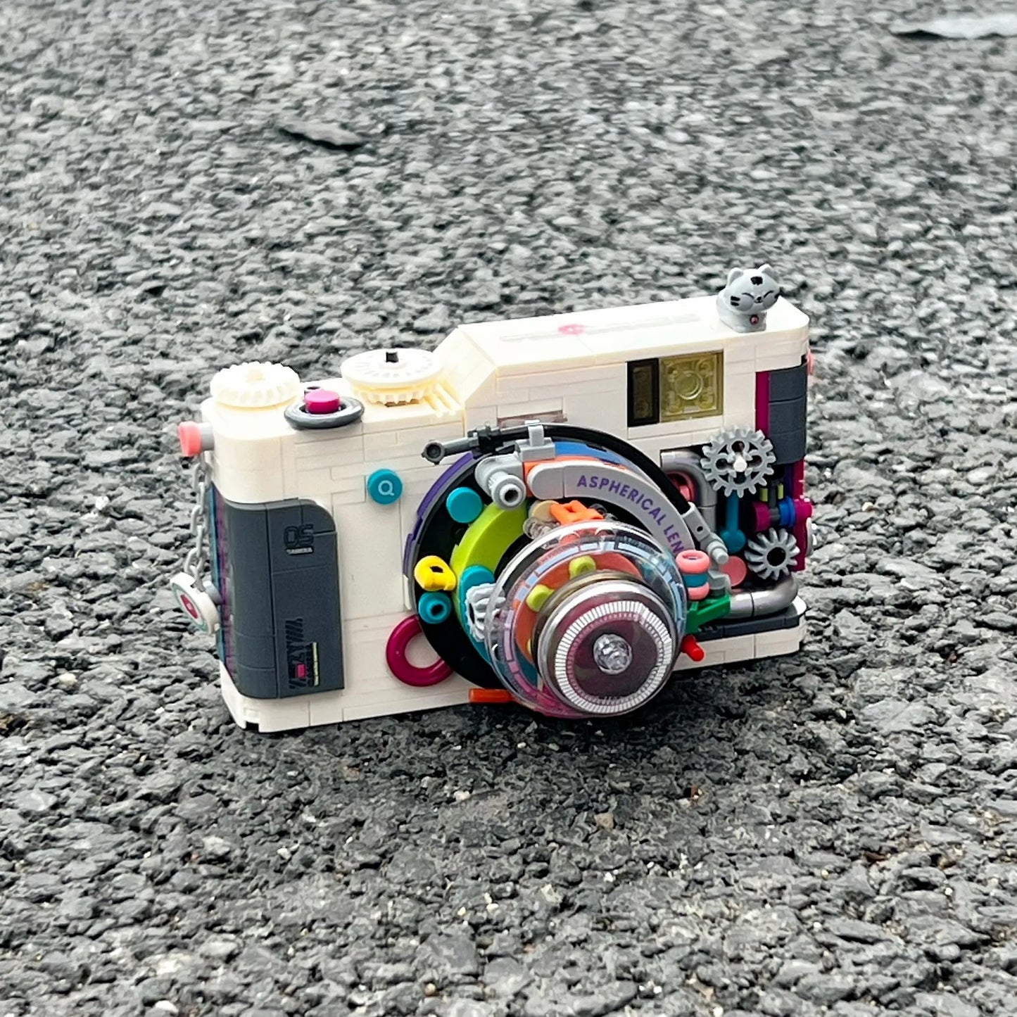 Retro Mechanical Camera Building Block Toy