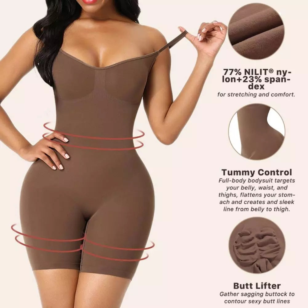 🎄Christmas Early Sale 50% OFF - FeelinGirl Shapewear Tummy Control Bodysuit for Women Butt Lifter