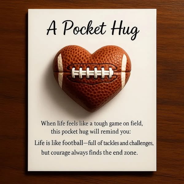 🏈Football Pocket Hug with Gift Card