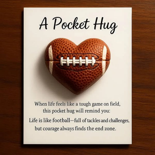 🏈Football Pocket Hug with Gift Card