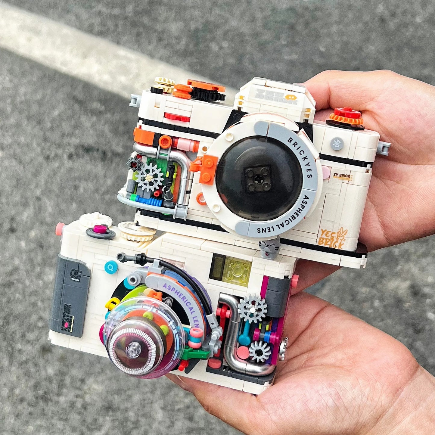 Retro Mechanical Camera Building Block Toy