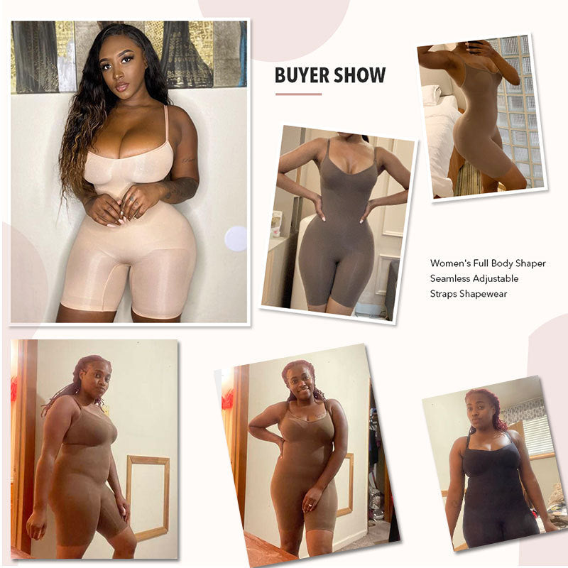 🎄Christmas Early Sale 50% OFF - FeelinGirl Shapewear Tummy Control Bodysuit for Women Butt Lifter