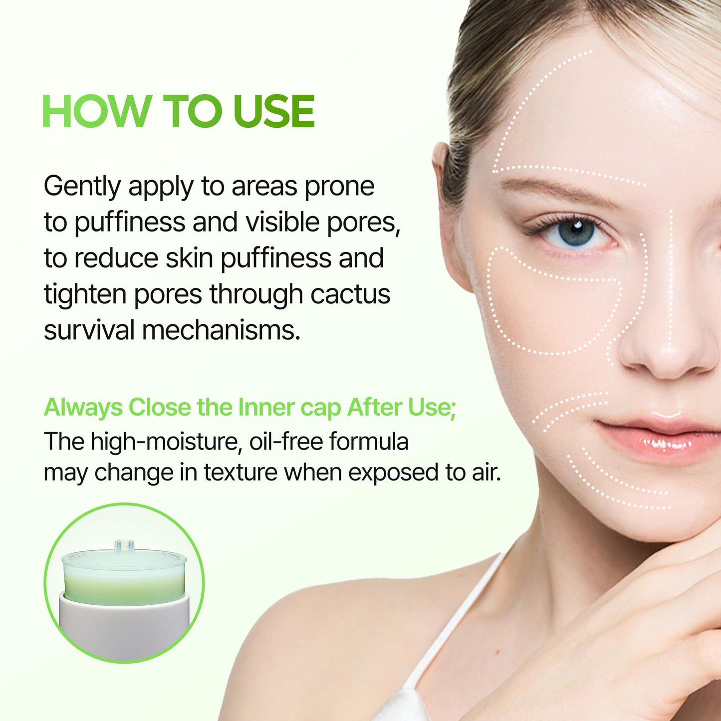 Cactox & Collagen Multi Pore Firming Duo with Cactus Cooling & Eye Care Stick for Visible Pore Refining and Skin Repair