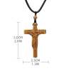 ✝️100% Handmade Jesus Cross Wooden Necklace(James Oliver Handmade®)