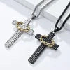 ✝️100% Handmade Crown Of Thorns Cross Necklace