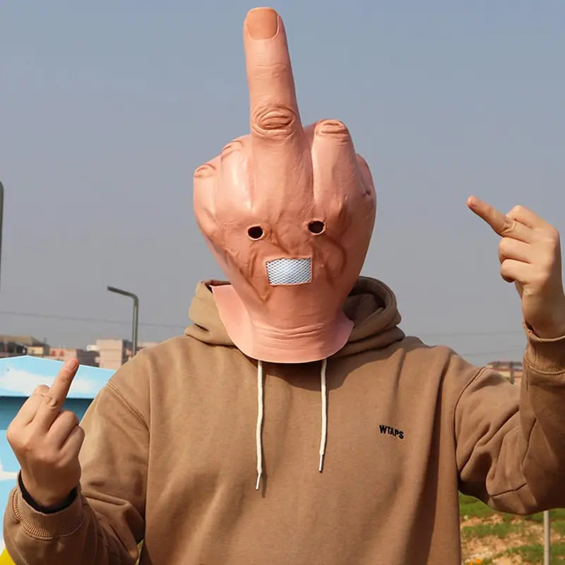 🎃Halloween Early Sale 50% OFF-Costume Party Finger Funny Head Mask