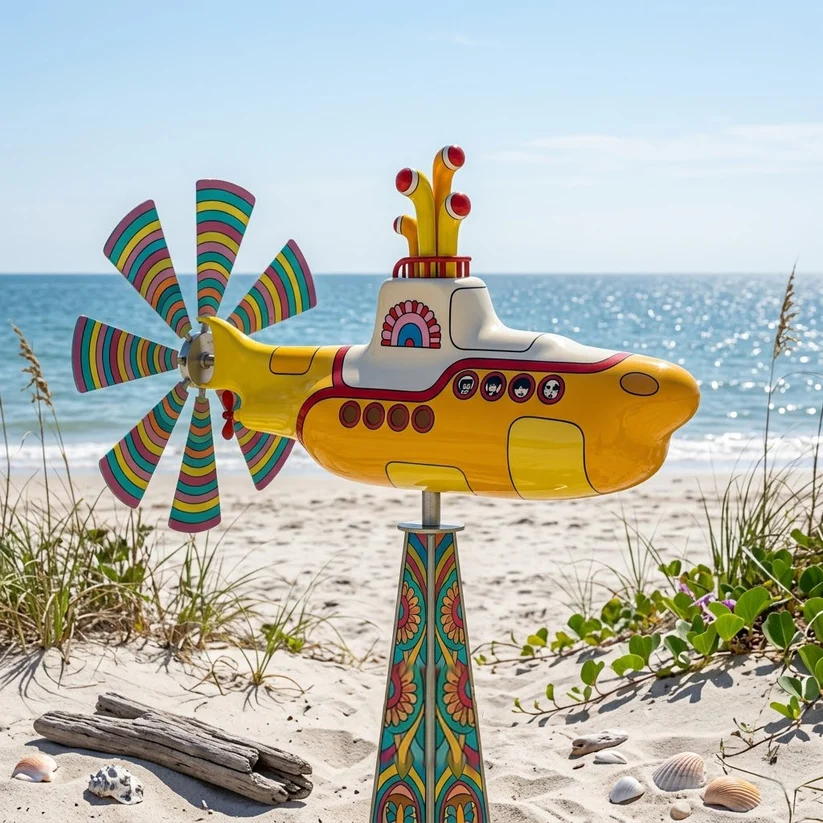 Deep Sea Submarine Wind Spinner