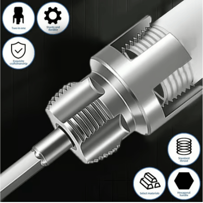 đ„Pipe Tapping and Threading Tool | Dual-Specification Compatible