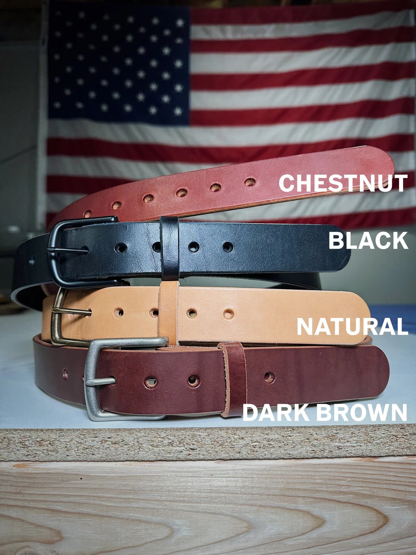 Handmade Genuine Mississippiensis Buffalo Belt