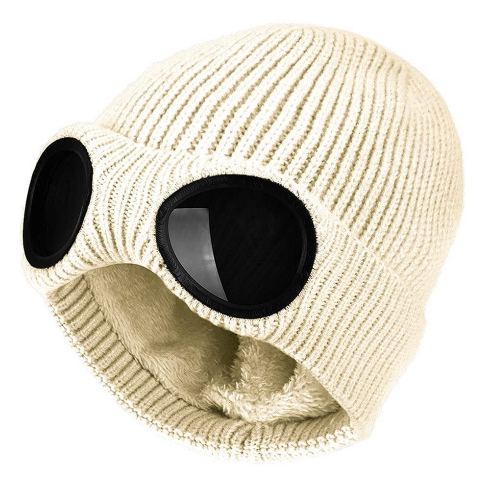 š„LAST DAY 49% OFF - Unisex Goggle Knitted Beanie Hat