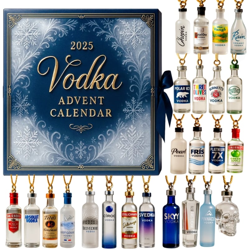 🎄Early Christmas Sale 49%🎁2025 Vodka Advent Calendar