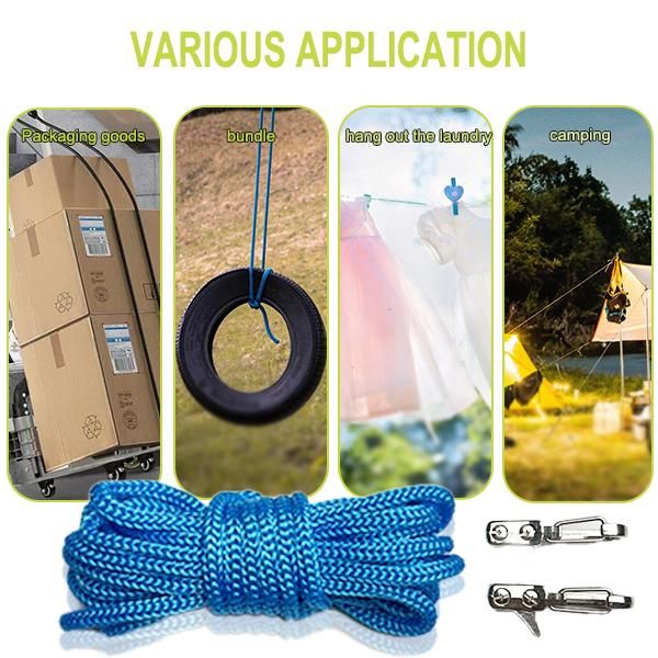 🔥Last Day 49% OFF -SEESE Retractable Buckle Rope-2025 New Rope Roller with Accessory Cord