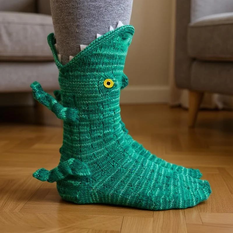 🔥Last Day 49% OFF-2025 Architecturm®3D Knit Animal Socks🧦