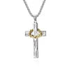 ✝️100% Handmade Crown Of Thorns Cross Necklace