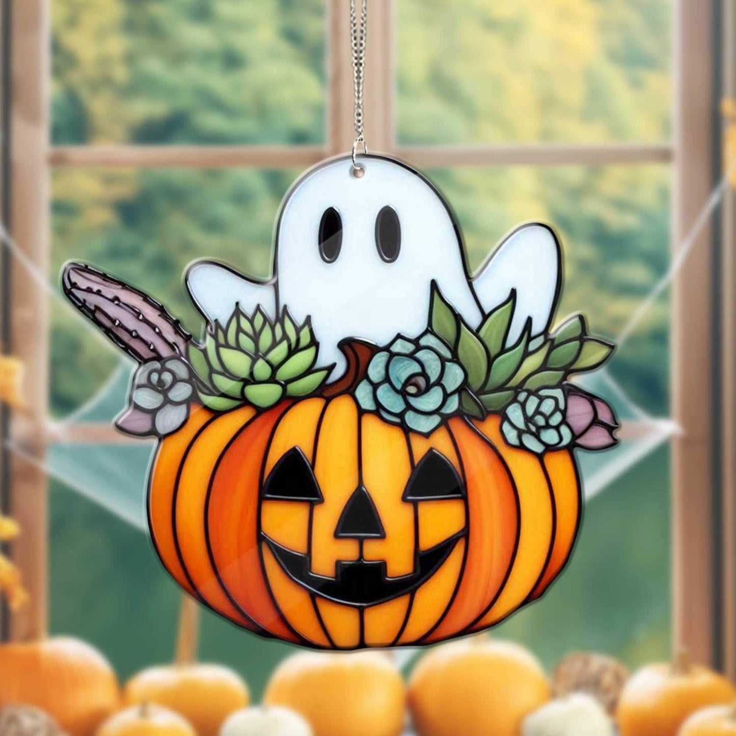 👻Halloween Gift 50% Off--Cute Ghost Suncatcher