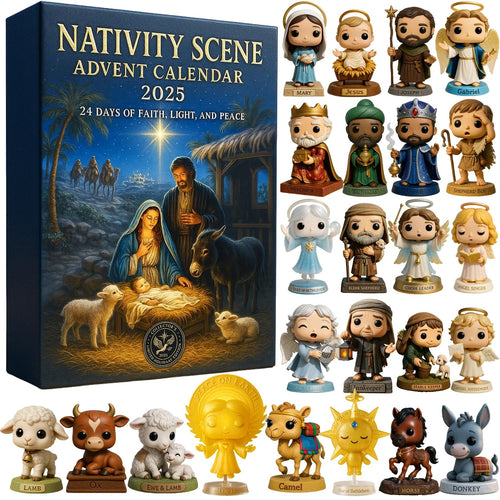 🌲Christmas Gift--Nativity Scene Advent Calendar 2025