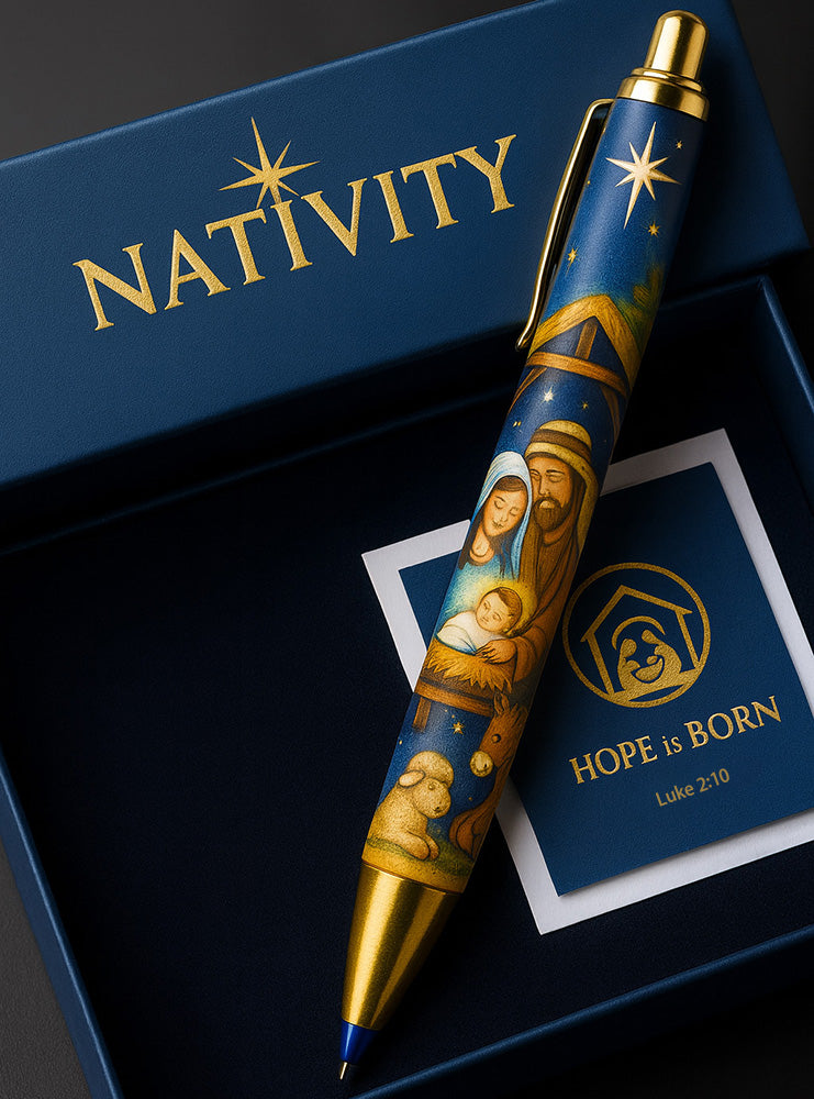 ✨✝️ Nativity “Hope Is Born” Pen