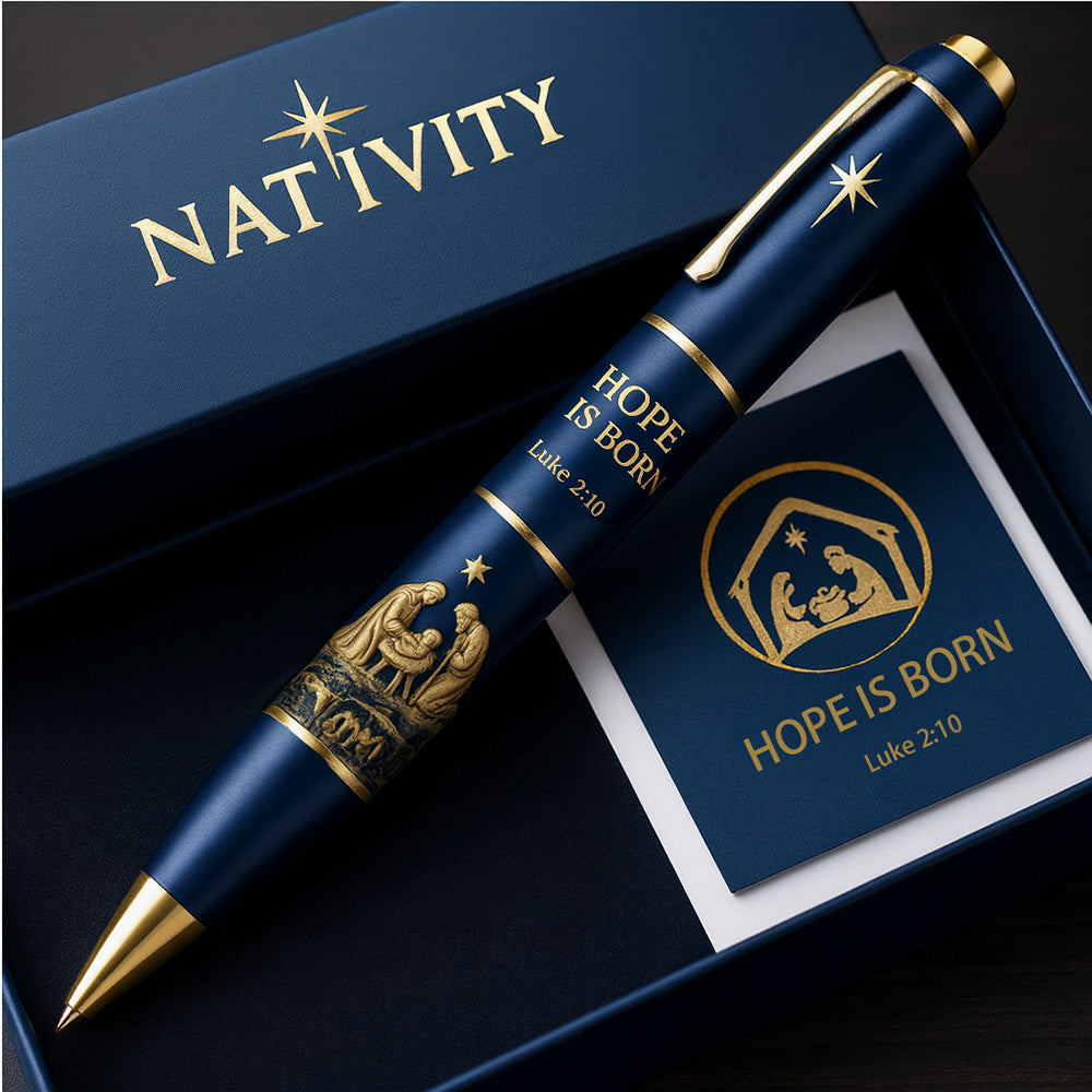 ✨✝️ Nativity “Hope Is Born” Pen