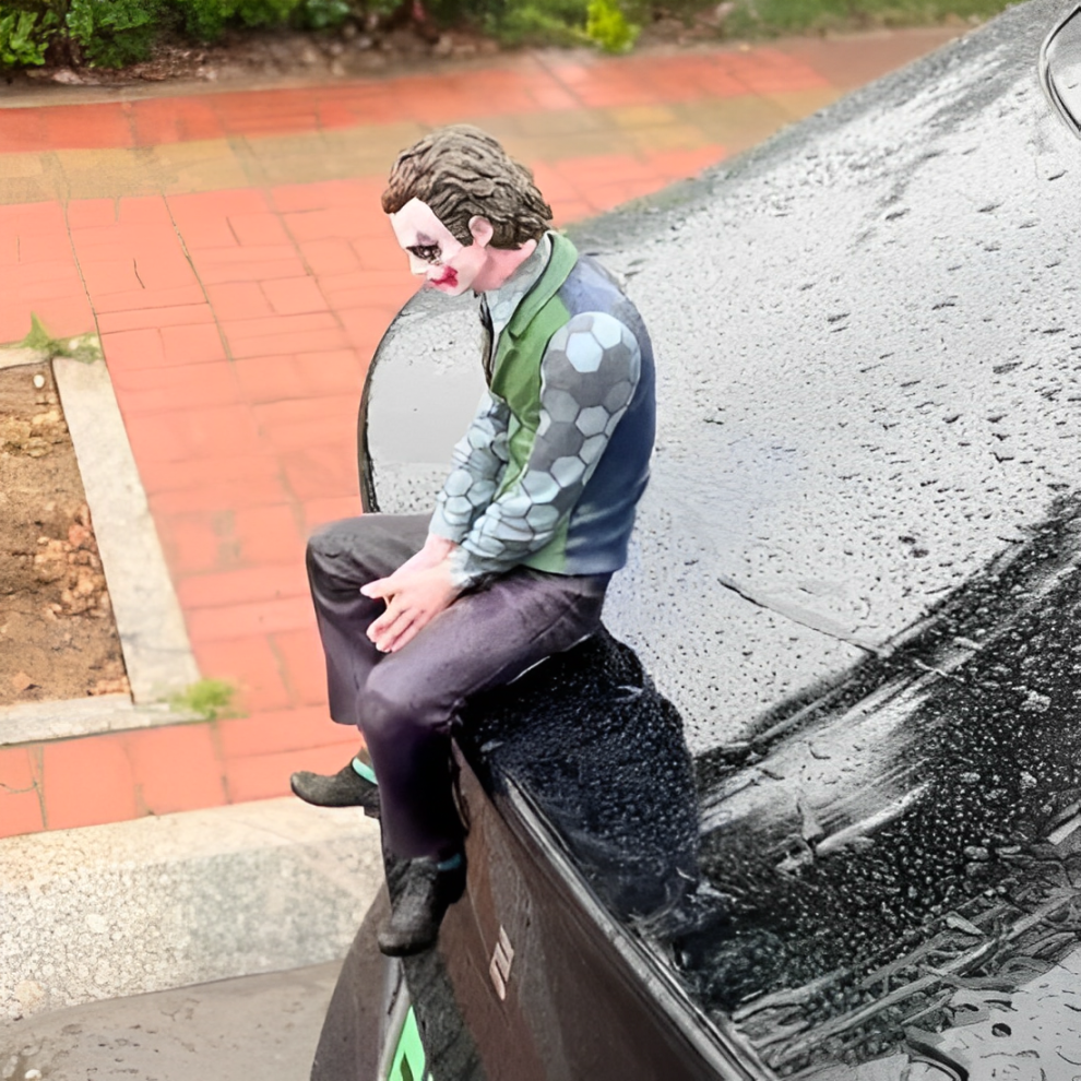 🎃Halloween Early Sale 50% OFF-Joker Car Bumper Ornament