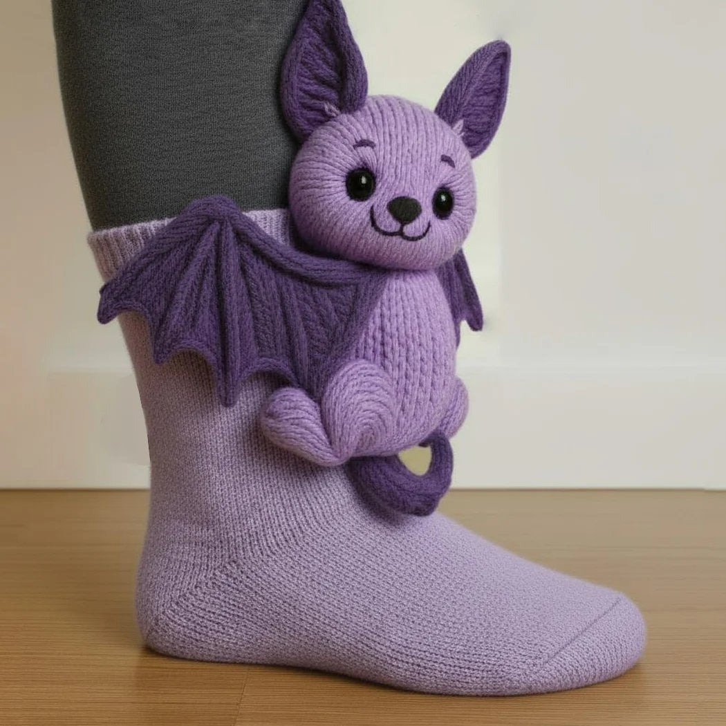 🔥Last Day 49% OFF-2025 Architecturm®3D Knit Animal Socks🧦