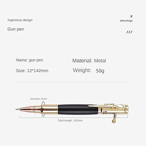 Handmade 308. Caliber Rifle Cartridge Pen