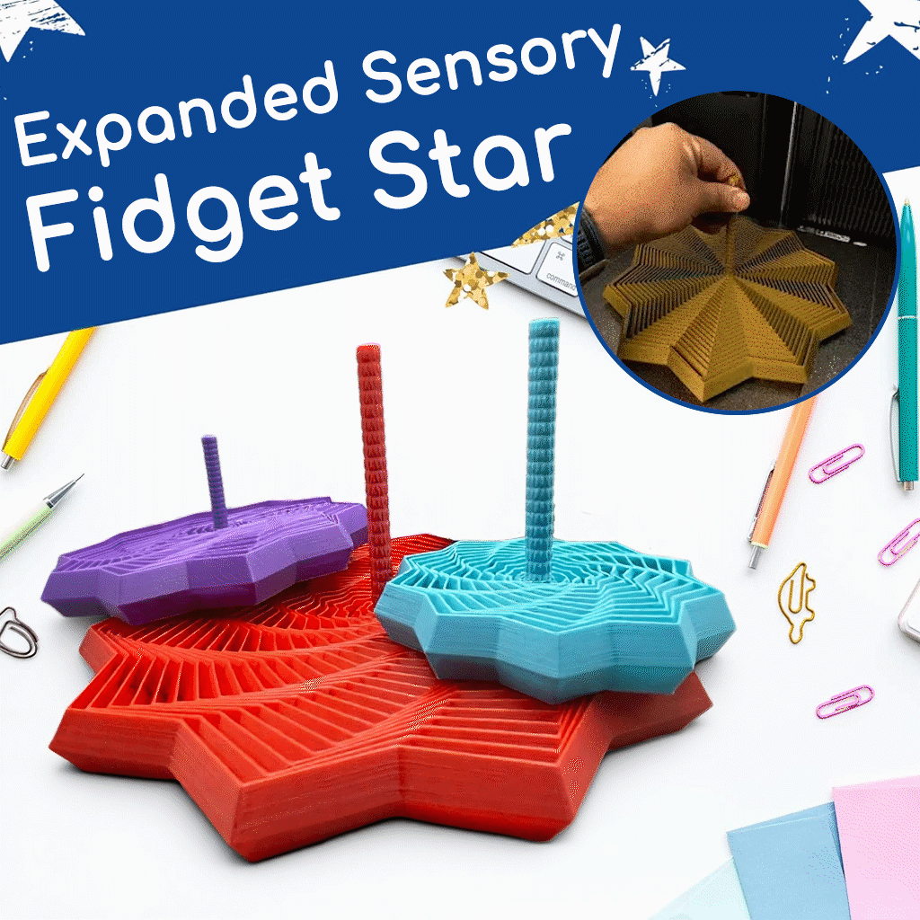 🎄Christmas Early Sale 50% OFF - 3D Printed Sensory Stress-Relief Fidget Star