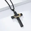 ✝️100% Handmade Crown Of Thorns Cross Necklace