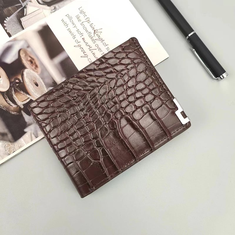 🔥Last Day 49% OFF - Handmade Alligator Texture Wallet
