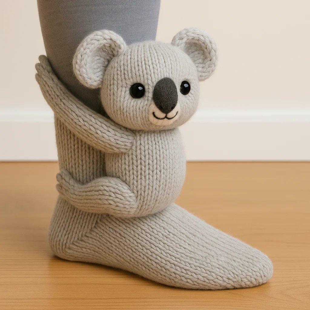 🔥Last Day 49% OFF-2025 Architecturm®3D Knit Animal Socks🧦