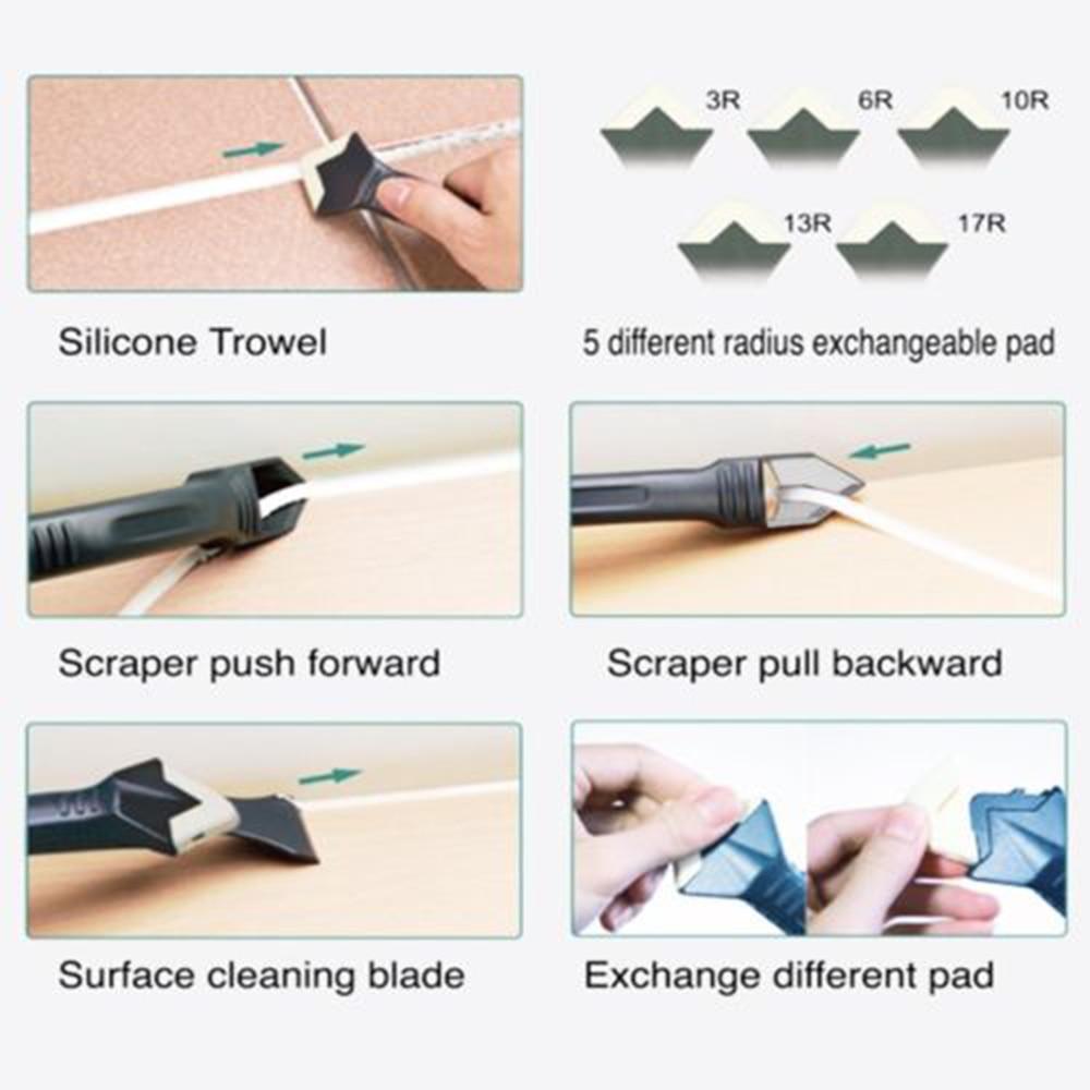 🔥LAST DAY 49% OFF-3 In1 Silicone Caulking Tools