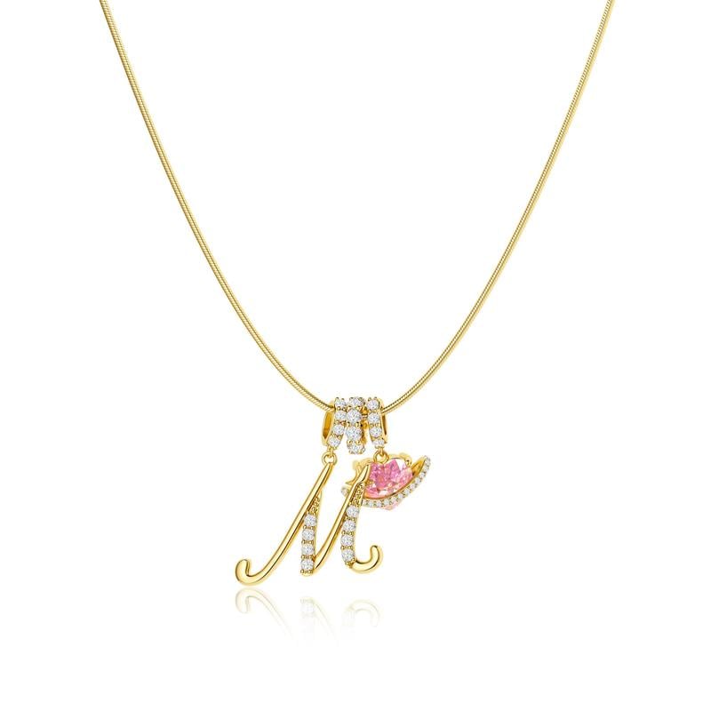 ✨Gold 3-Layering Initial A-Z Letter Heart Pendant Necklaces💗
