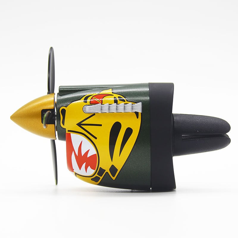 🔥Last Day 49% OFF-🚗Shark Mouth Warplane — Turn Your AC Vent Into a Fighter🚁
