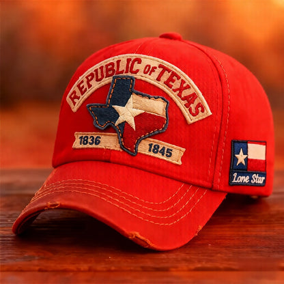 🎉New Year Flash Sale 49% OFF🤩Lone Star Legacy Texas Republic Cap🎁