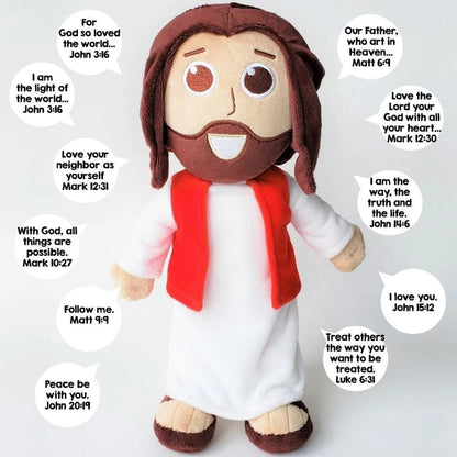 ✝️✨Jesus Plush Speaks 20 of Bible Verses and 3 of Bible Music