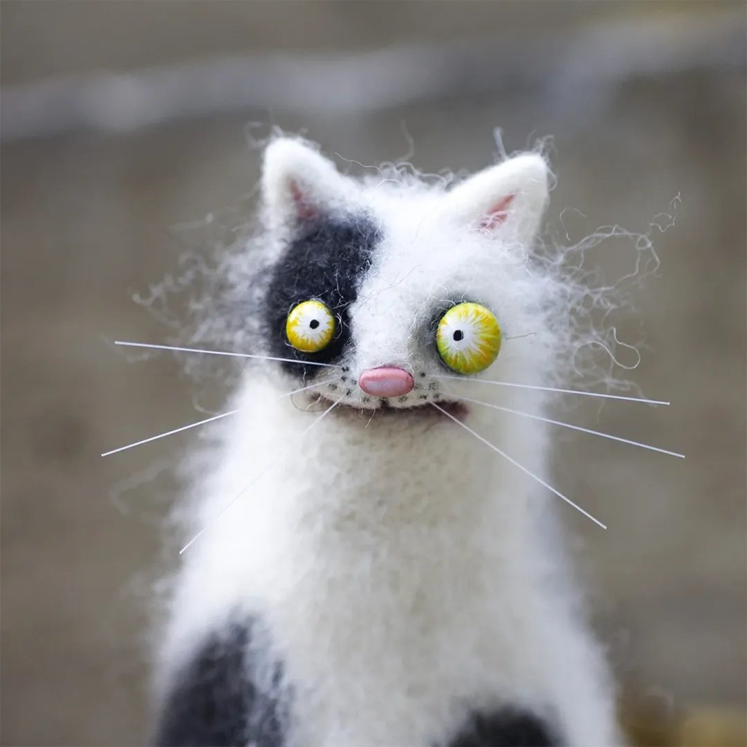 🔥LAST DAY 49% OFF -🎄✨Wool Felt Familiars – Quirky Handmade Companions