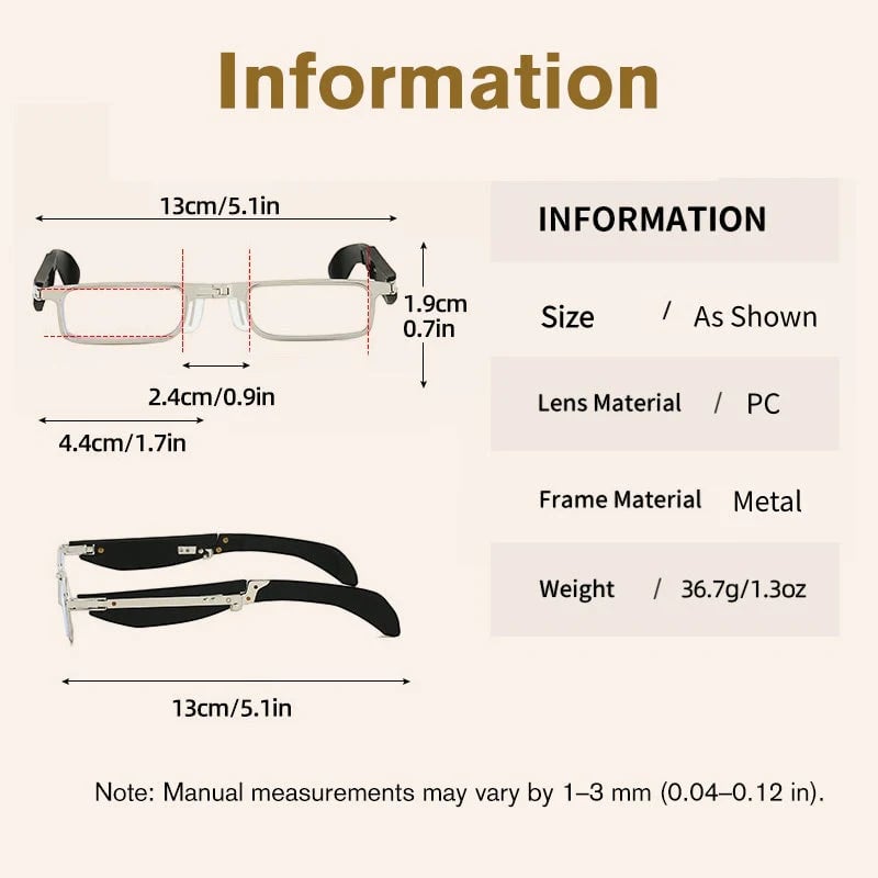 🔥LAST DAY 49% OFF -👓Foldable Anti-Blue Light Reading Glasses with Case