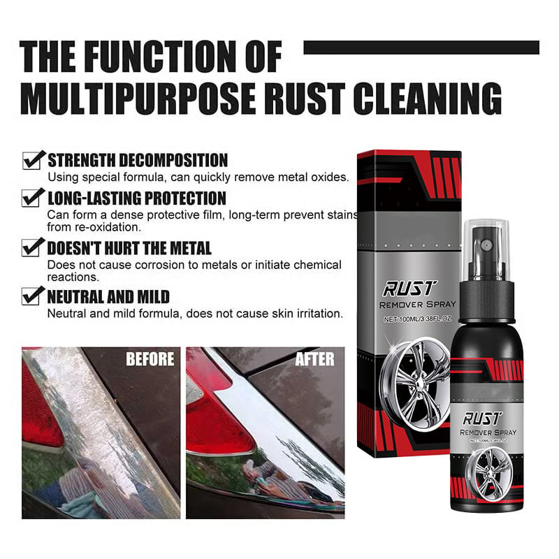 🔥Last Day 49% OFF - ✨Multifunctional Metal Rust Remover Spray - Fast-Acting Rust Converter for Cars, Tools & Metal Surfaces