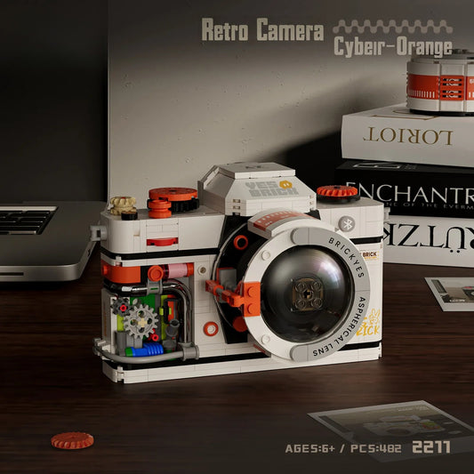 Retro Mechanical Camera Building Block Toy