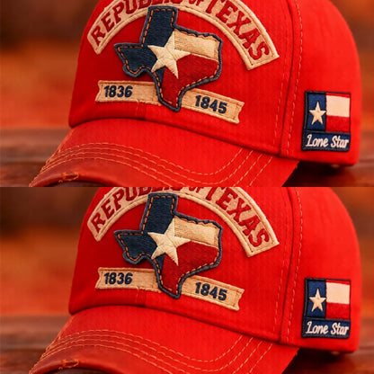 🎉New Year Flash Sale 49% OFF🤩Lone Star Legacy Texas Republic Cap🎁