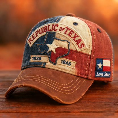 🎉New Year Flash Sale 49% OFF🤩Lone Star Legacy Texas Republic Cap🎁