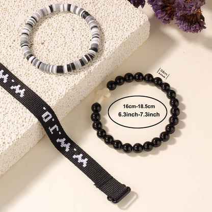 🔥LAST DAY 50% OFF-✝️ W.W.J.D. "What Would Jesus Do" Faith Bracelet Set