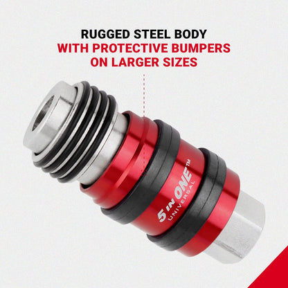 🔥LAST DAY 49% OFF - 🛠️5-in-1 Universal Safety Exhaust Air Coupler
