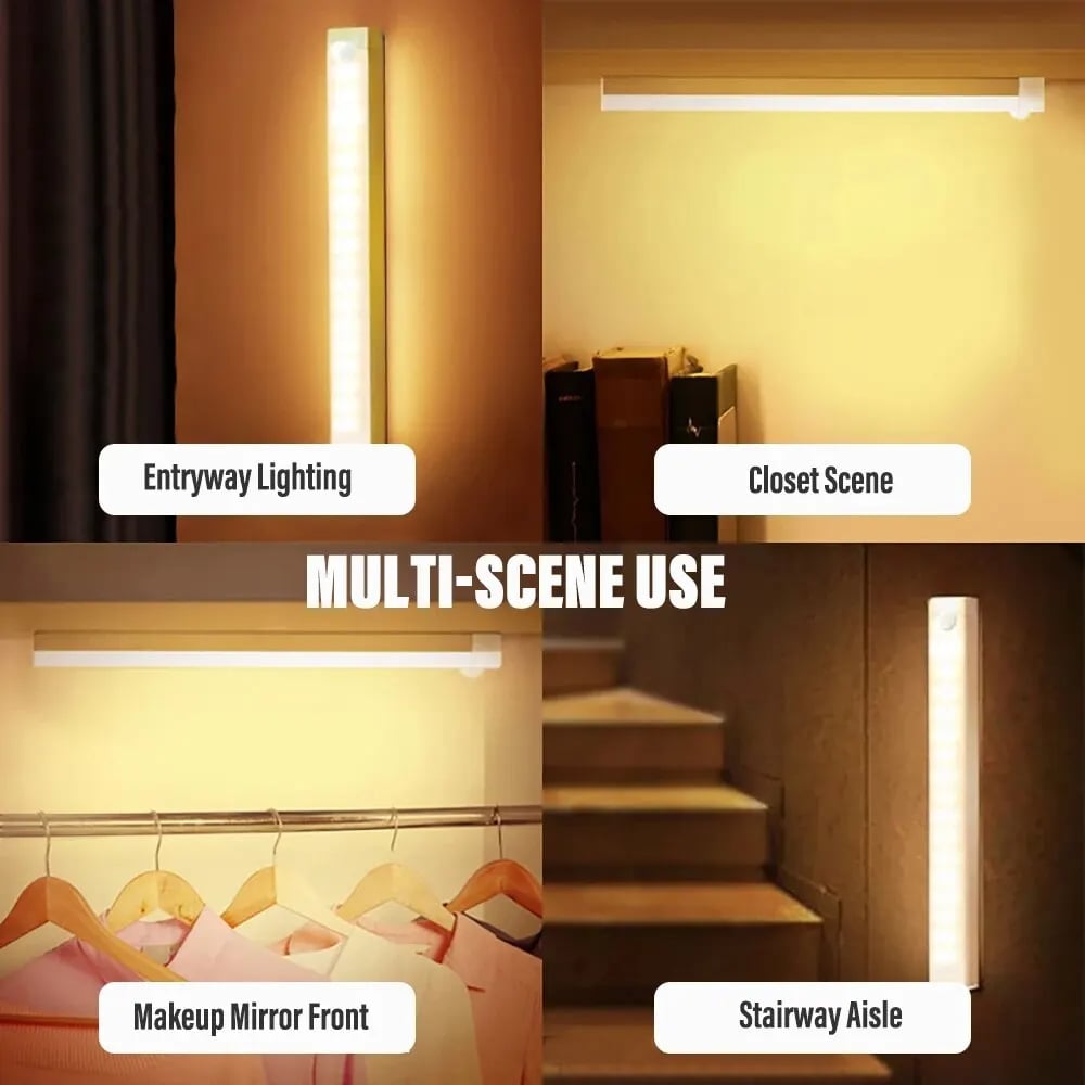 🔥Last Day 49% OFF - Punch-free Smart Sensor Magnetic Rechargeable LED Lights