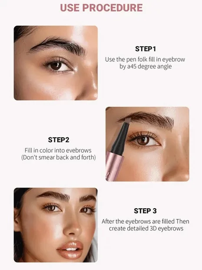 💦 Waterproof Micro-Fork Eyebrow Pencil