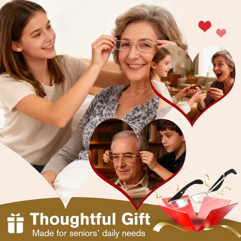 🔥LAST DAY 49% OFF -👓Foldable Anti-Blue Light Reading Glasses with Case