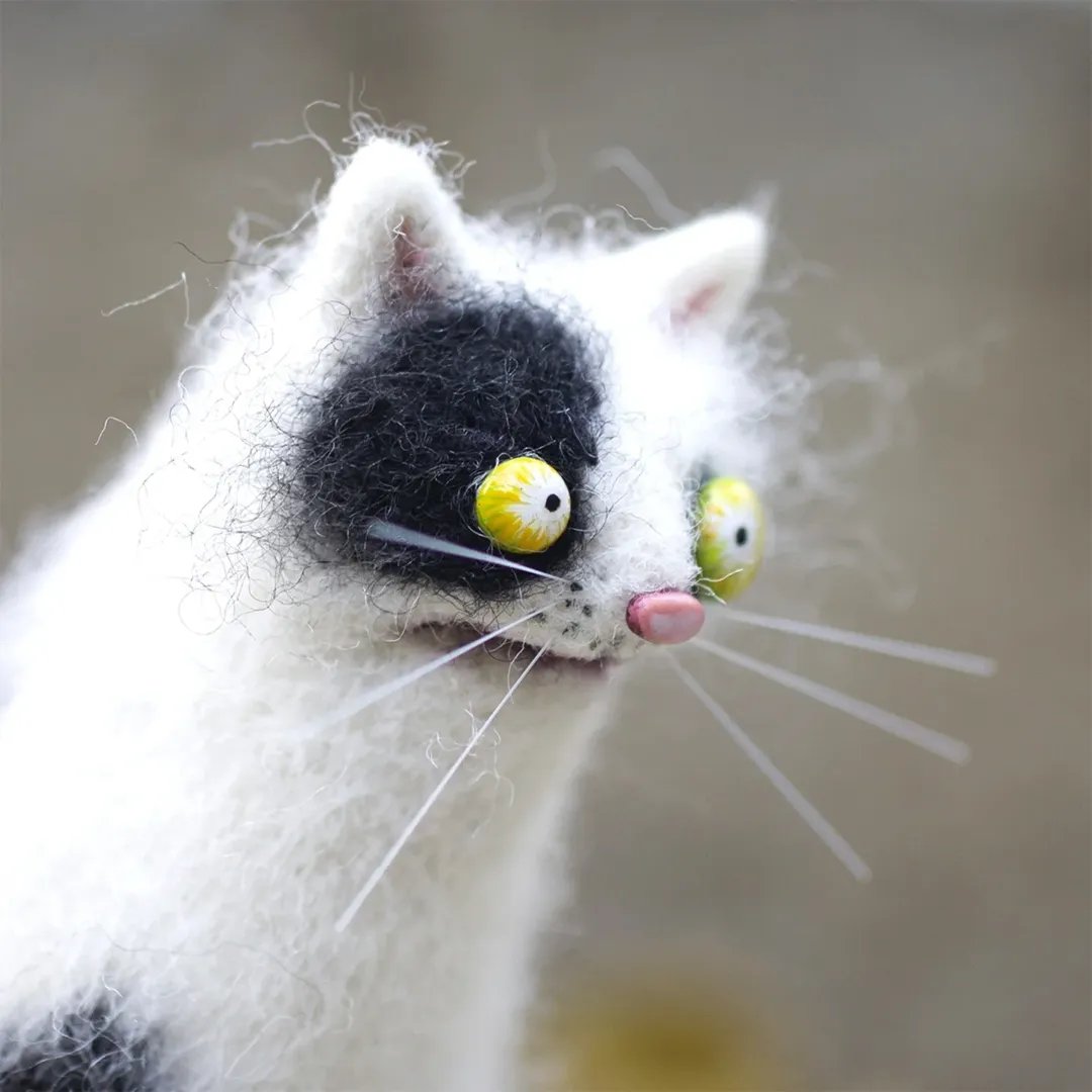 🔥LAST DAY 49% OFF -🎄✨Wool Felt Familiars – Quirky Handmade Companions